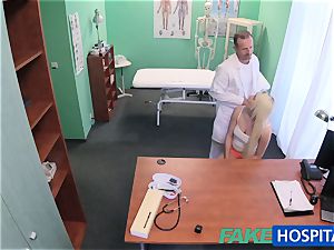 FakeHospital doctor helps blonde get a moist fuckbox